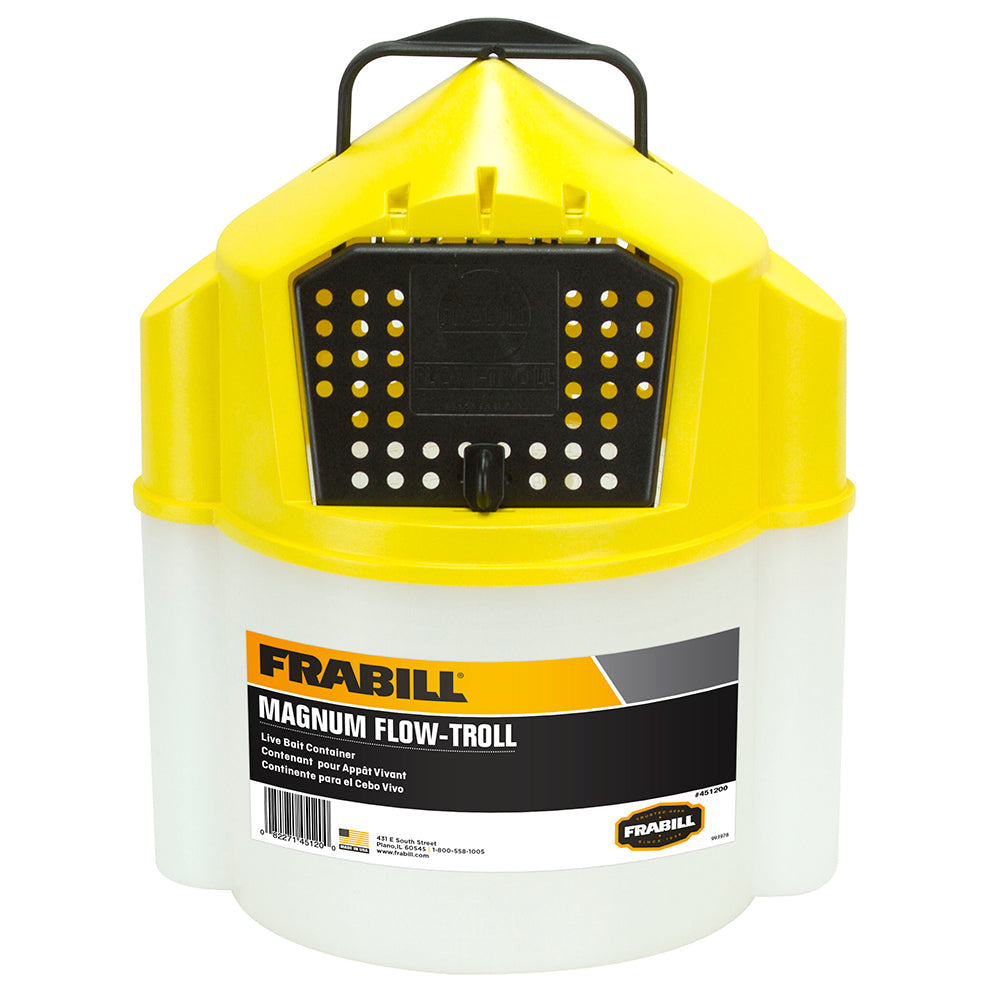 Frabill Magnum Flow Troll&reg; Bucket - 10 Quart