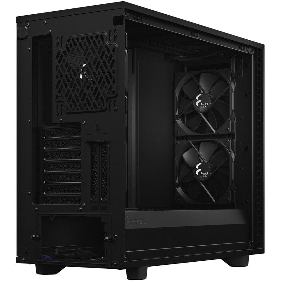 Fractal Design Define 7 Black Tg Dark Tint /Brushed Aluminum/Steel E-Atx Silent Modular Dark Tinted Tempered Glass Window Mid Tower Computer Case