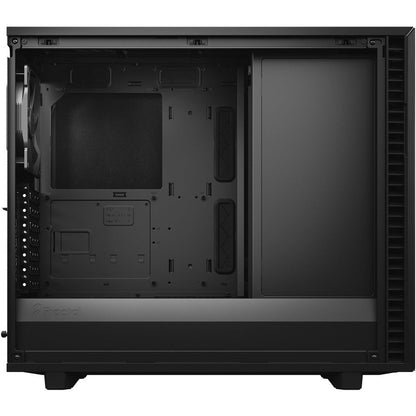 Fractal Design Define 7 Black Tg Dark Tint /Brushed Aluminum/Steel E-Atx Silent Modular Dark Tinted Tempered Glass Window Mid Tower Computer Case