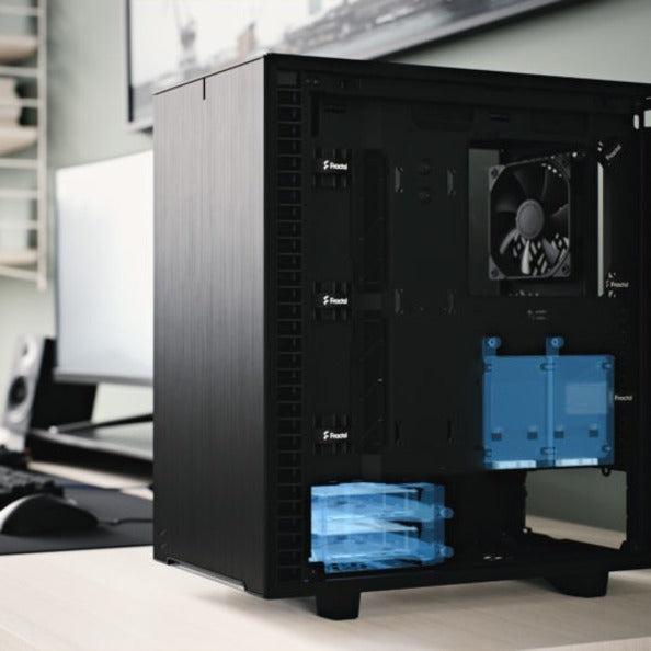 Fractal Design Fd-C-Def7C-01 Define 7 Compact Black Brushed Aluminum/Steel Atx Compact Silent Mid Tower Computer Case