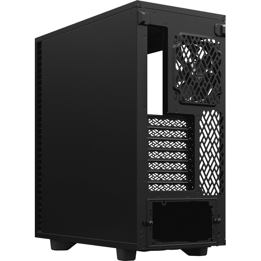 Fractal Design Fd-C-Def7C-03 Define 7 Compact Black Brushed Aluminum/Steel Atx Compact Silent Tempered Glass Window Mid Tower Computer Case