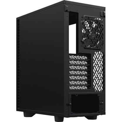 Fractal Design Fd-C-Def7C-03 Define 7 Compact Black Brushed Aluminum/Steel Atx Compact Silent Tempered Glass Window Mid Tower Computer Case