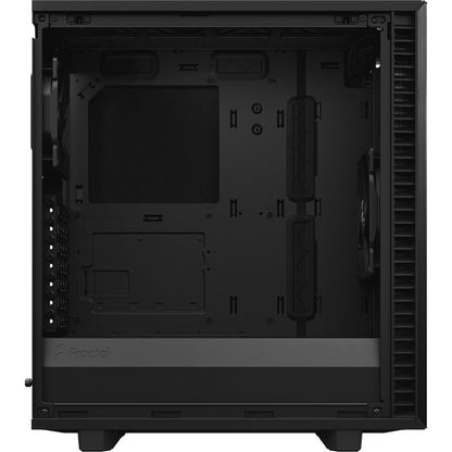 Fractal Design Fd-C-Def7C-03 Define 7 Compact Black Brushed Aluminum/Steel Atx Compact Silent Tempered Glass Window Mid Tower Computer Case