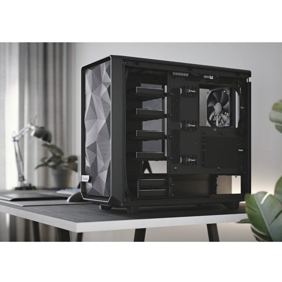 Fractal Design Fd-C-Mes2A-02 Meshify 2 Black Atx Flexible Dark Tinted Tempered Glass Window Mid Tower Computer Case (Black)