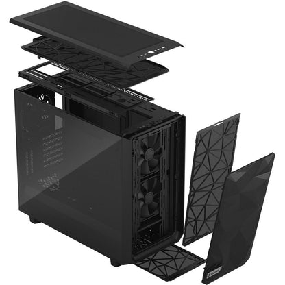 Fractal Design Fd-C-Mes2A-02 Meshify 2 Black Atx Flexible Dark Tinted Tempered Glass Window Mid Tower Computer Case (Black)