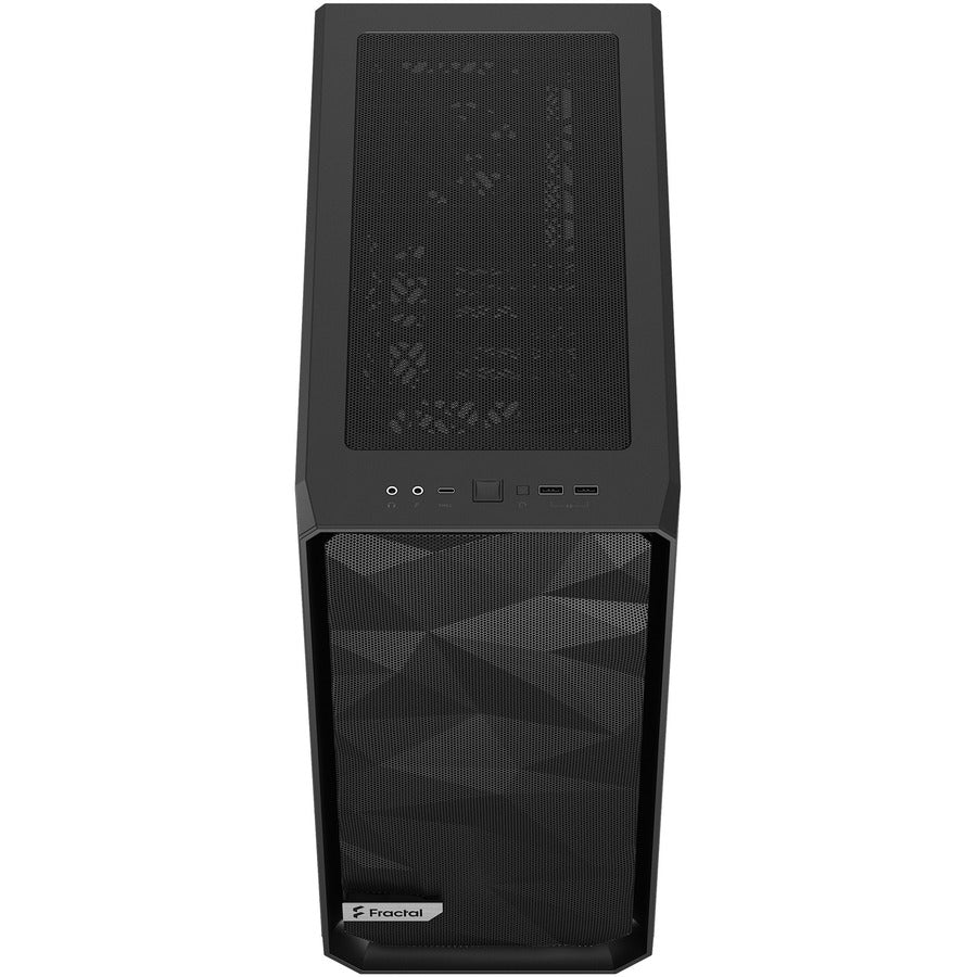 Fractal Design Fd-C-Mes2C-01 Meshify 2 Compact Black Solid Atx Mid Tower Computer Case (Black)