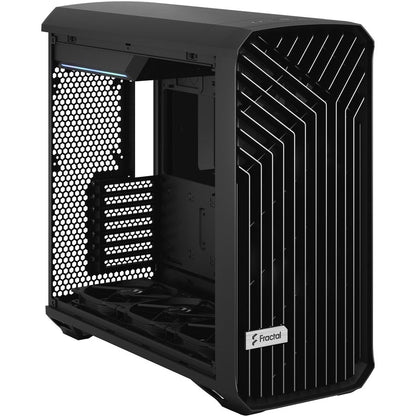 Fractal Design Torrent Black E-Atx Tempered Glass Window High-Airflow Mid Tower Computer Case - Fd-C-Tor1A-01 (Black)