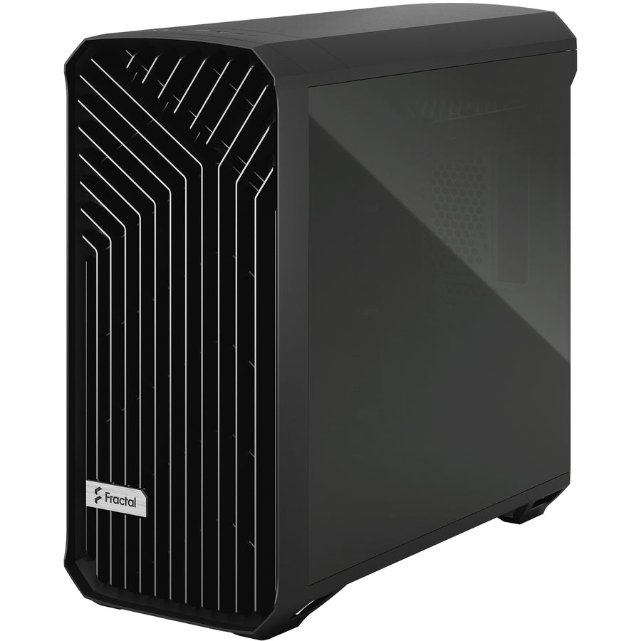 Fractal Design Torrent Black E-Atx Tempered Glass Window High-Airflow Mid Tower Computer Case - Fd-C-Tor1A-01 (Black)