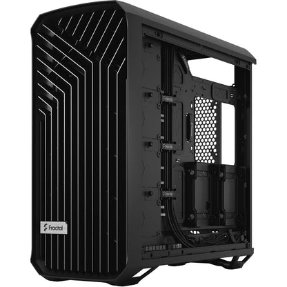 Fractal Design Torrent Black E-Atx Tempered Glass Window High-Airflow Mid Tower Computer Case - Fd-C-Tor1A-01 (Black)