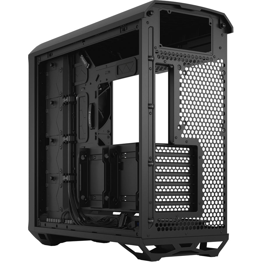 Fractal Design Torrent Black E-Atx Tempered Glass Window High-Airflow Mid Tower Computer Case - Fd-C-Tor1A-01 (Black)