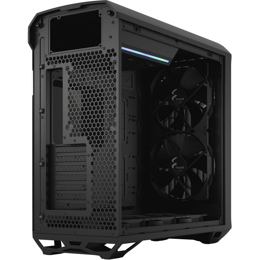 Fractal Design Torrent Black E-Atx Tempered Glass Window High-Airflow Mid Tower Computer Case - Fd-C-Tor1A-01 (Black)