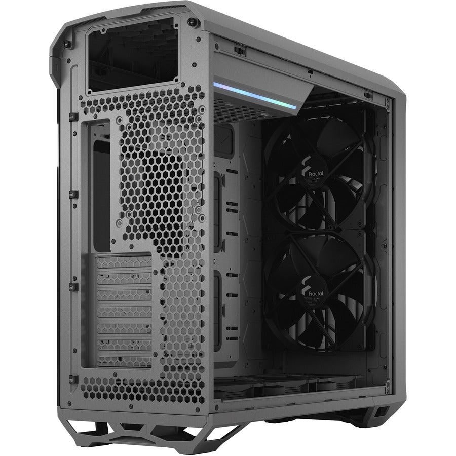 Fractal Design Torrent Gray E-Atx Tempered Glass Window High-Airflow Mid Tower Computer Case - Fd-C-Tor1A-02 (Gray)