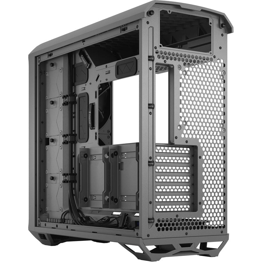 Fractal Design Torrent Gray E-Atx Tempered Glass Window High-Airflow Mid Tower Computer Case - Fd-C-Tor1A-02 (Gray)