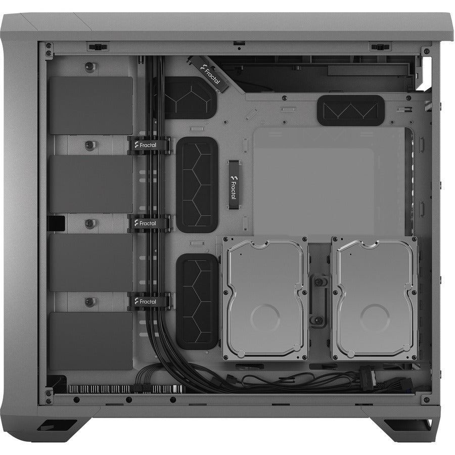 Fractal Design Torrent Gray E-Atx Tempered Glass Window High-Airflow Mid Tower Computer Case - Fd-C-Tor1A-02 (Gray)