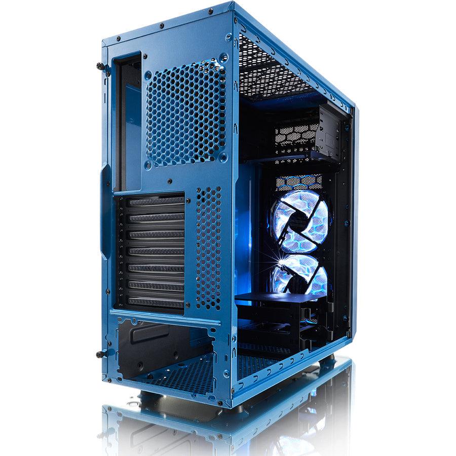 Fractal Focus G No Power Supply Atx Mid Tower W/ Window (Petrol Blue)