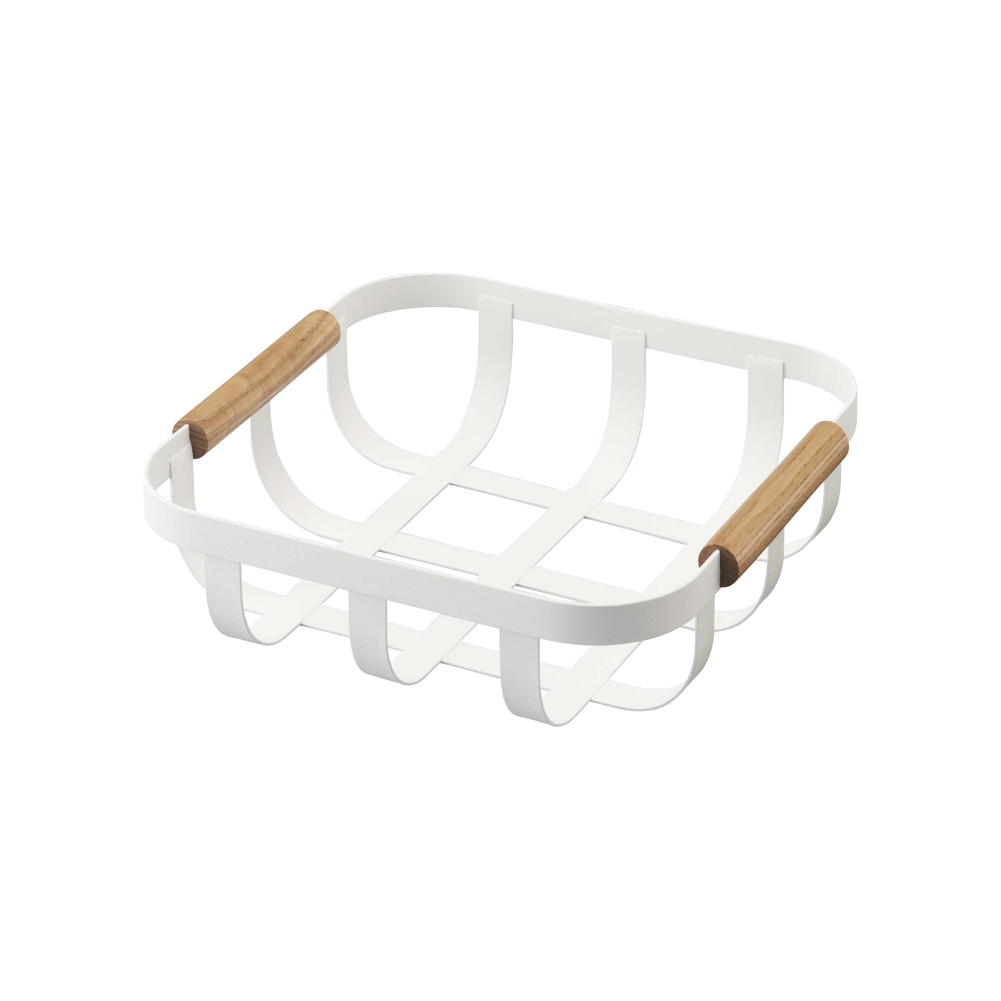 Fruit Basket - Steel + Wood