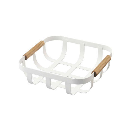 Fruit Basket - Steel + Wood