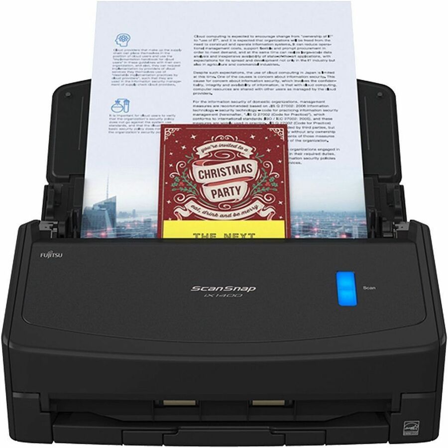 Fujitsu Scansnap Ix1400 Adf Scanner 600 X 600 Dpi A4 Black