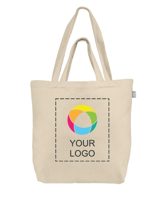 Full-Color Recycled Cotton Tote Bag – Vibrant, Sustainable, and Perfect for Eco-Friendly Style