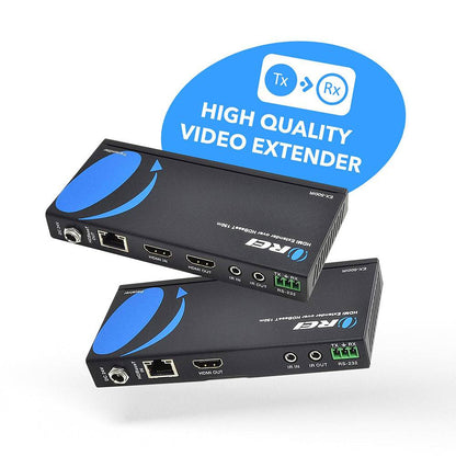 Full HD HDMI Extender With POC, Bi- directional IR, RS-232 & PoC (EX-500IR)