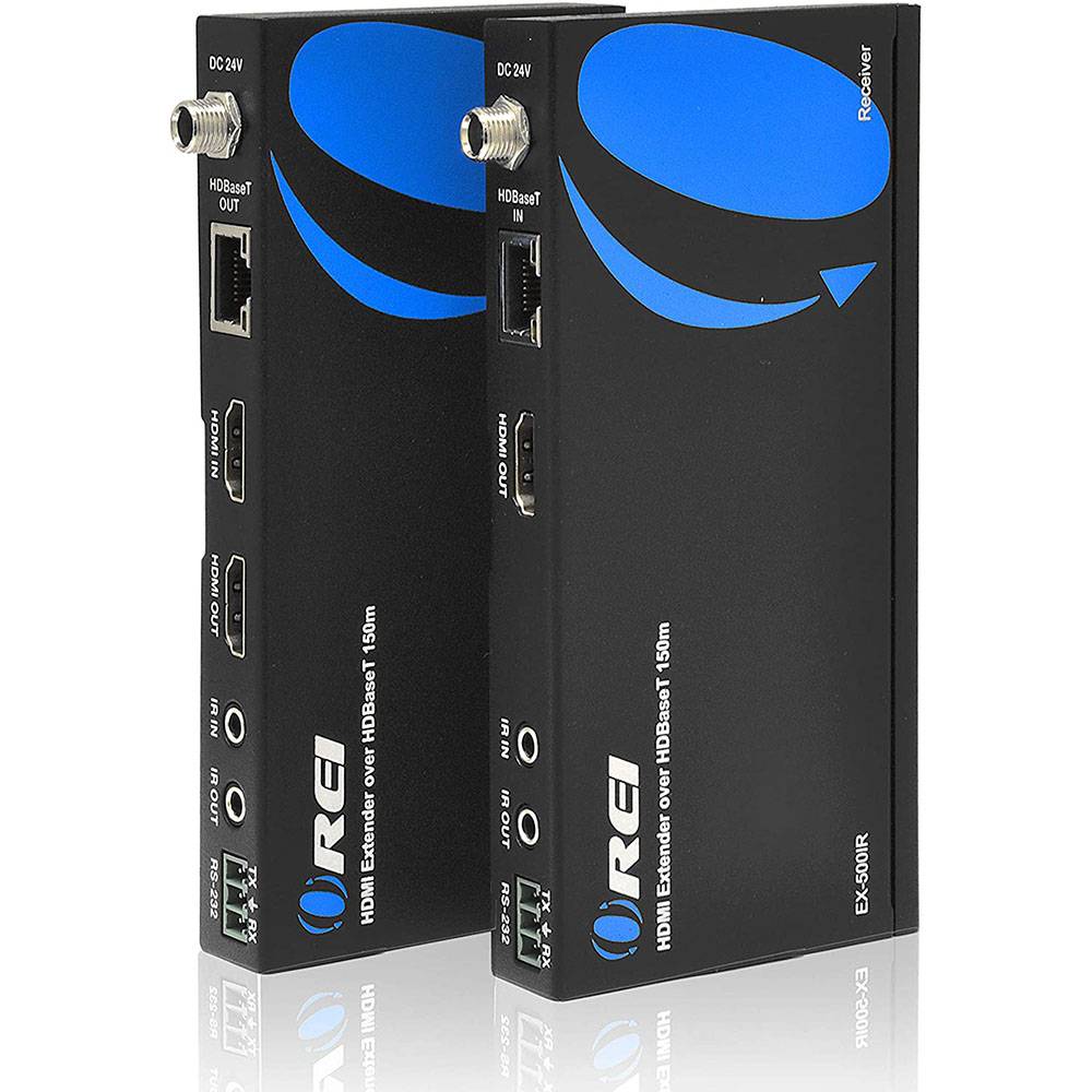 Full HD HDMI Extender With POC, Bi- directional IR, RS-232 & PoC (EX-500IR)