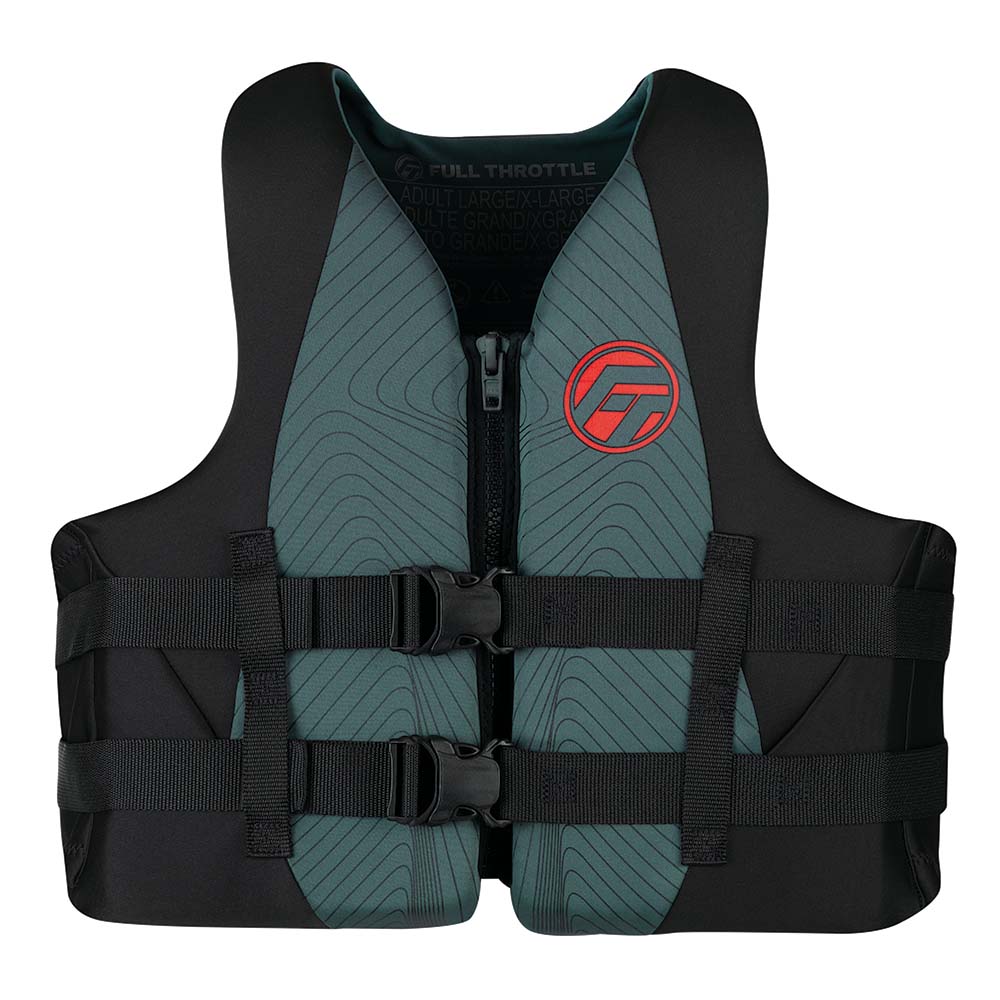 Full Throttle Adult Rapid-Dry Life Jacket - L/XL - Grey/Black