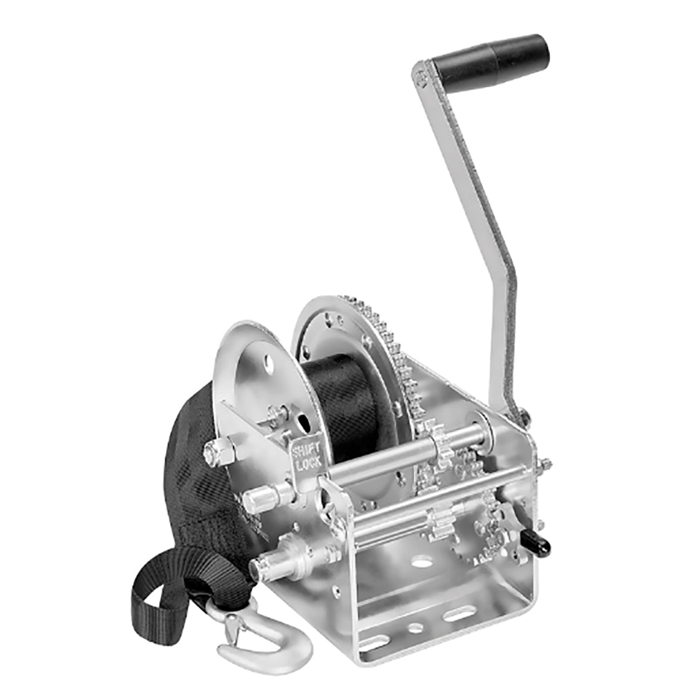 Fulton 2600lb 2-Speed Winch w/20' Strap