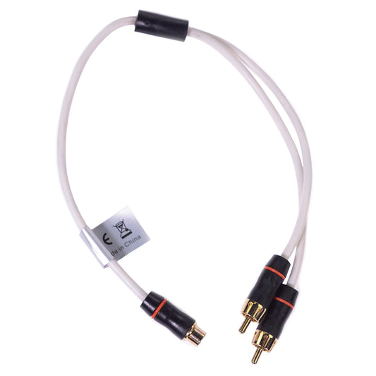 Fusion Performance RCA Cable Splitter - 1 Female to 2 Male - .9&#39;