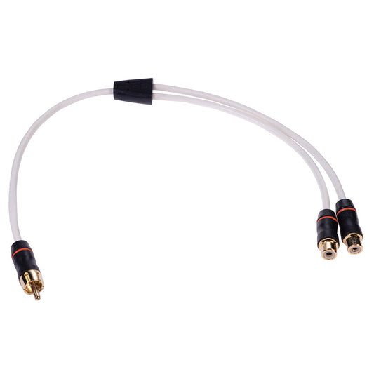 Fusion Performance RCA Cable Splitter - 1 Male to 2 Female - .9&#39;