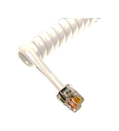 GCHA444006-FWH / 6' Handset Cord - White ICC-ICHC406FWH