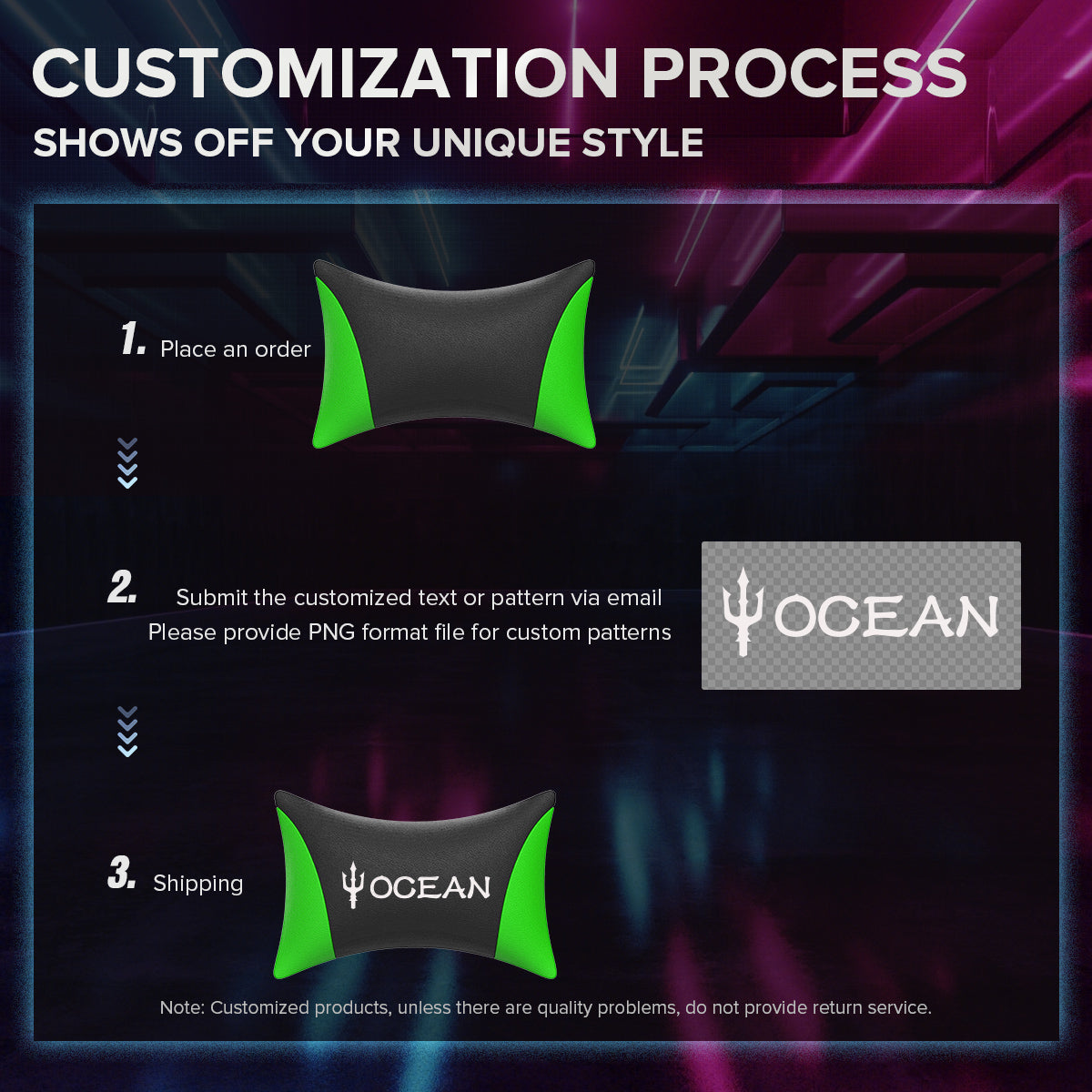 GTRacing Customize Headrest