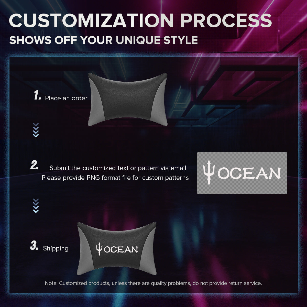 GTRacing Customize Headrest