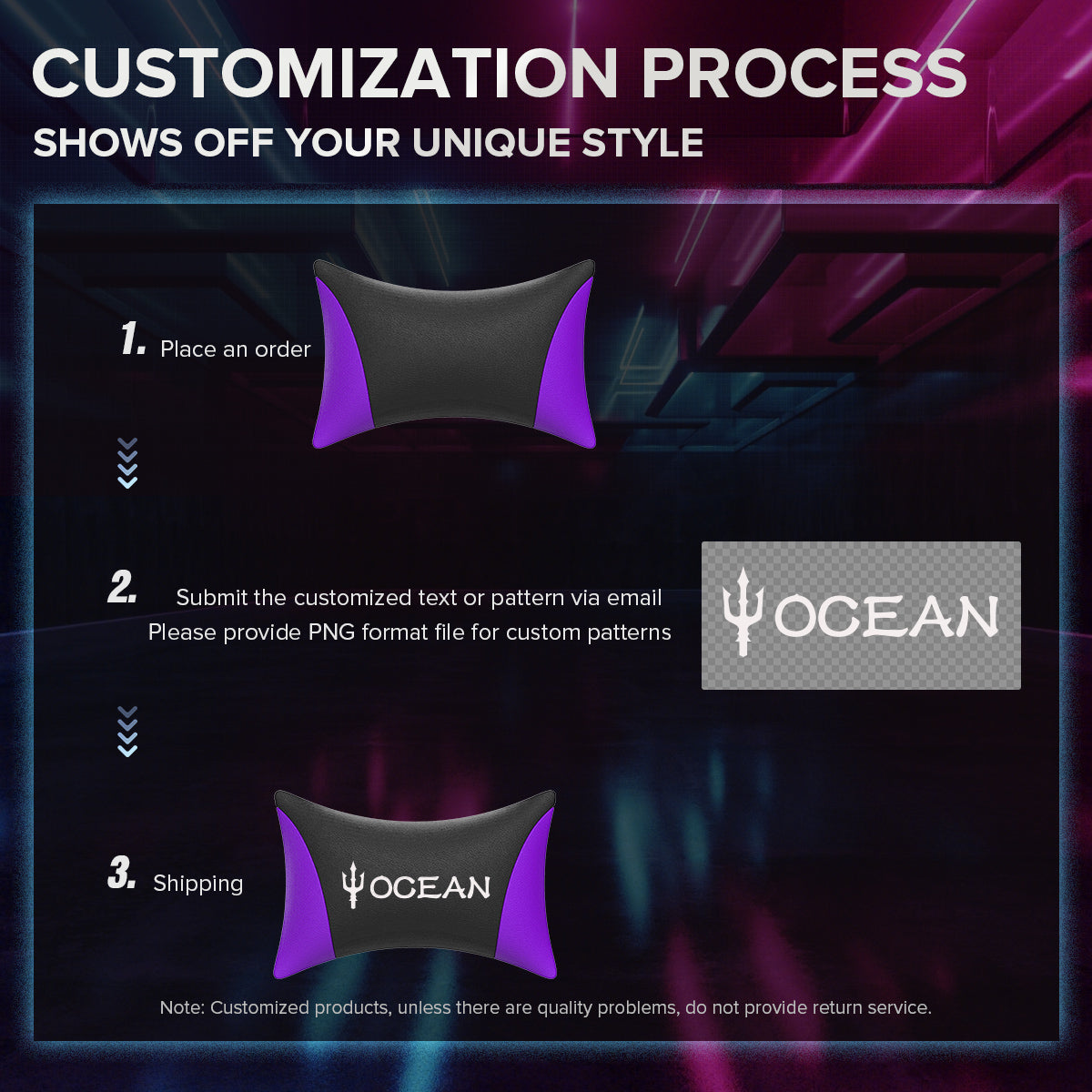 GTRacing Customize Headrest