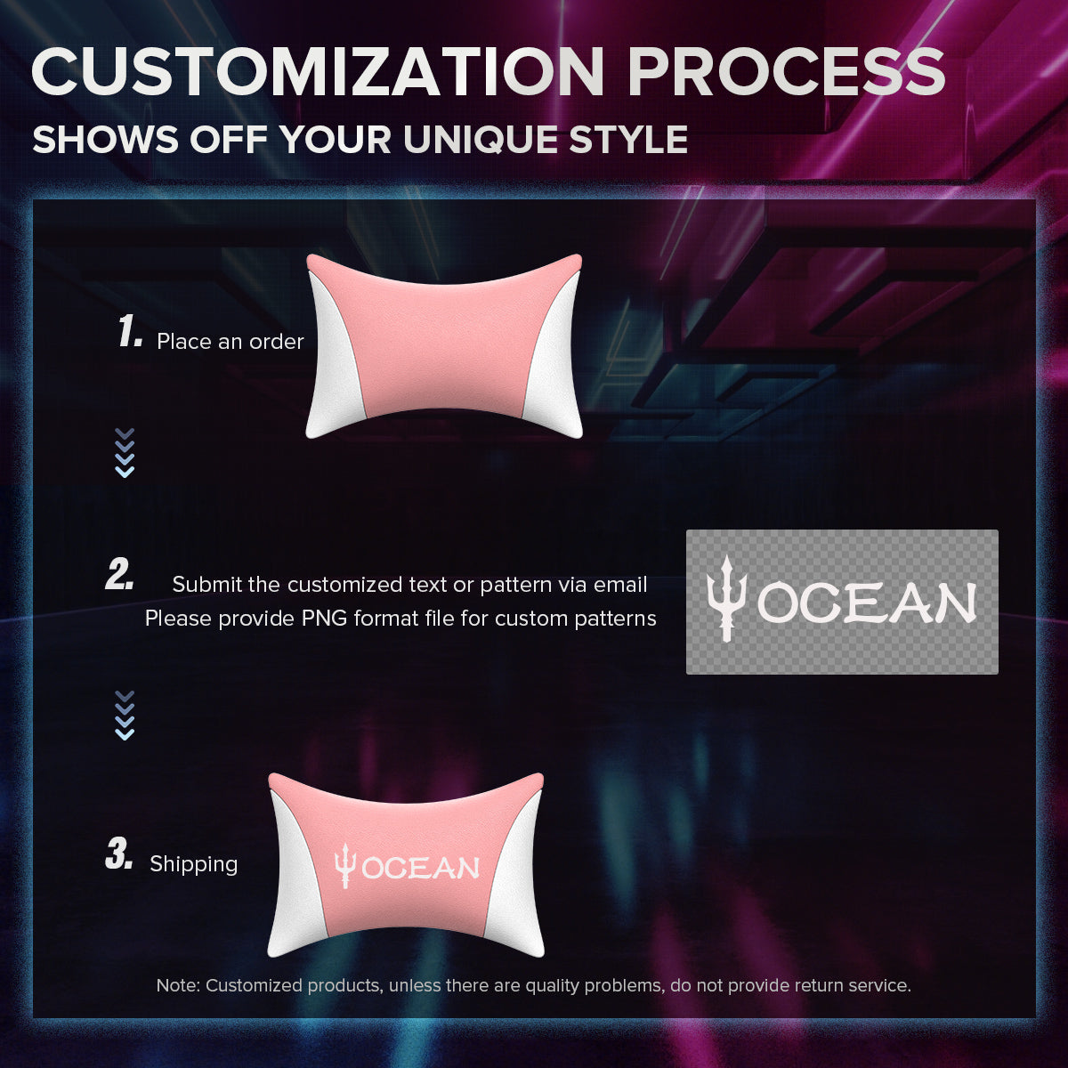 GTRacing Customize Headrest