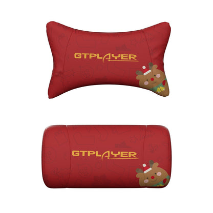 GTRacing Customize Headrest Christmas Edition（Headrest and Lumbar Pillow Set）