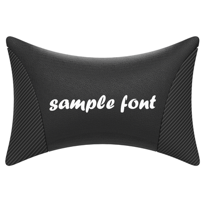 GTRacing Customize Headrest Upgrade Options: Word Art