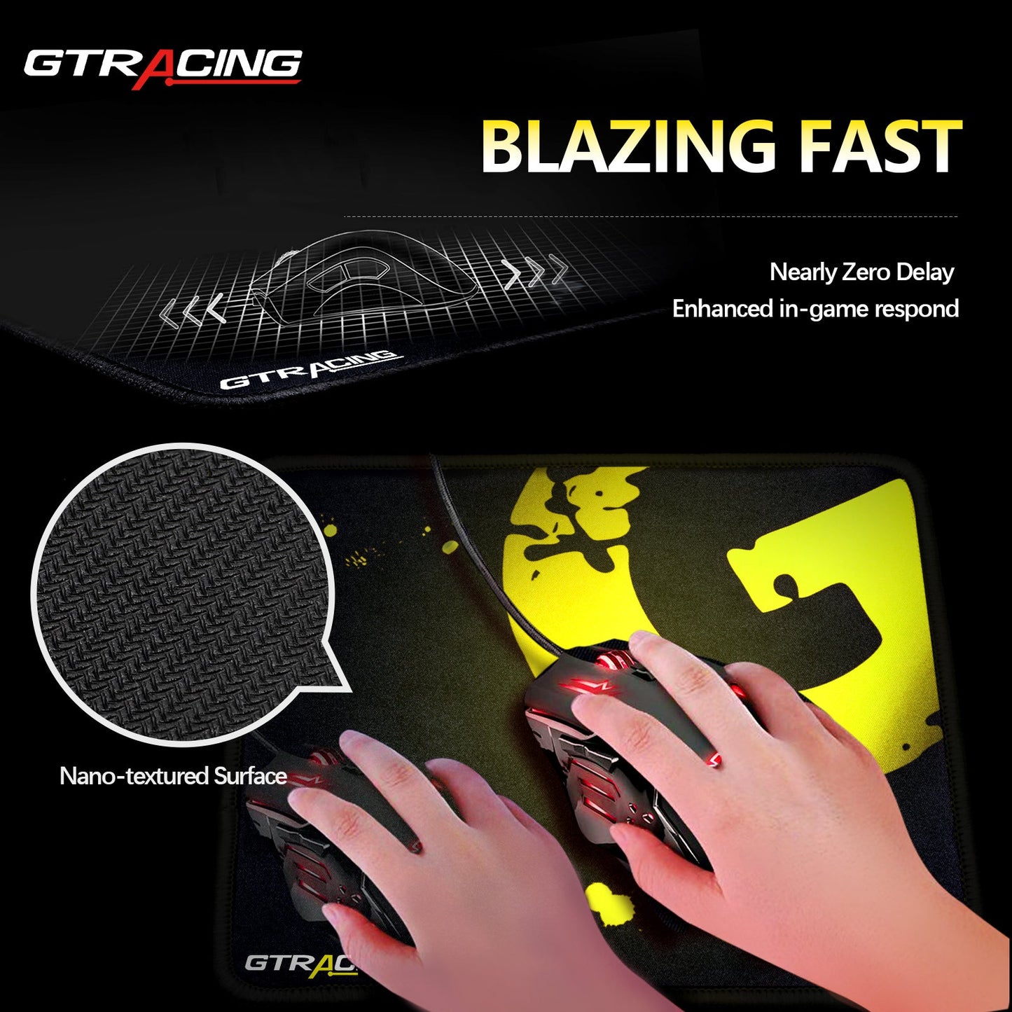 Gaming Mouse Pad GT875 (2Pcs)