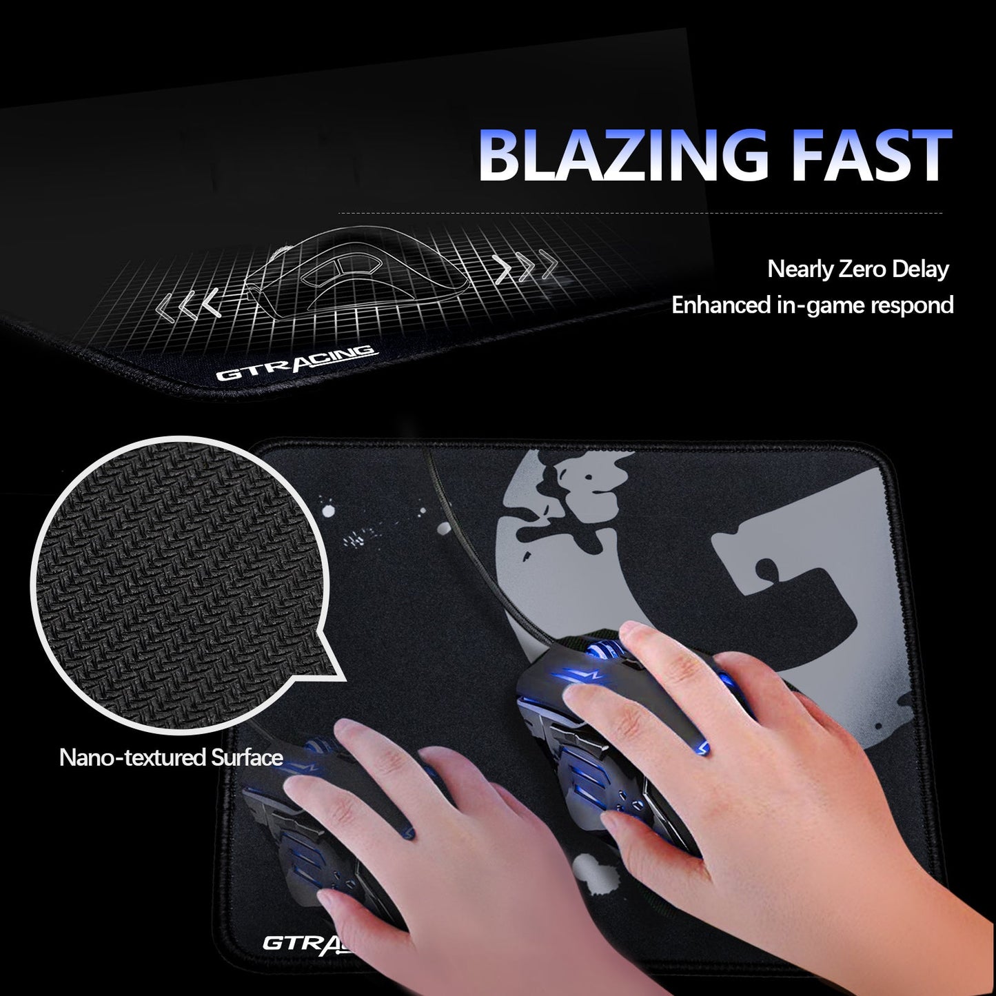 Gaming Mouse Pad GT875 (2Pcs)