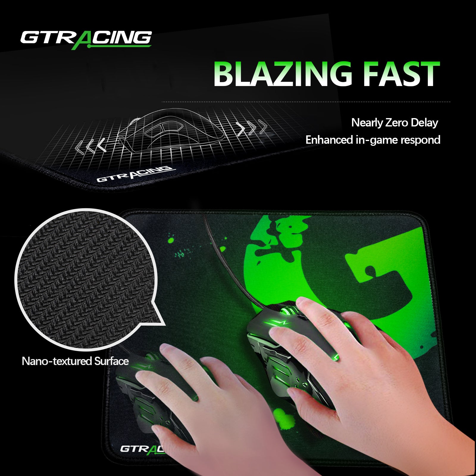 Gaming Mouse Pad GT875 (2Pcs)