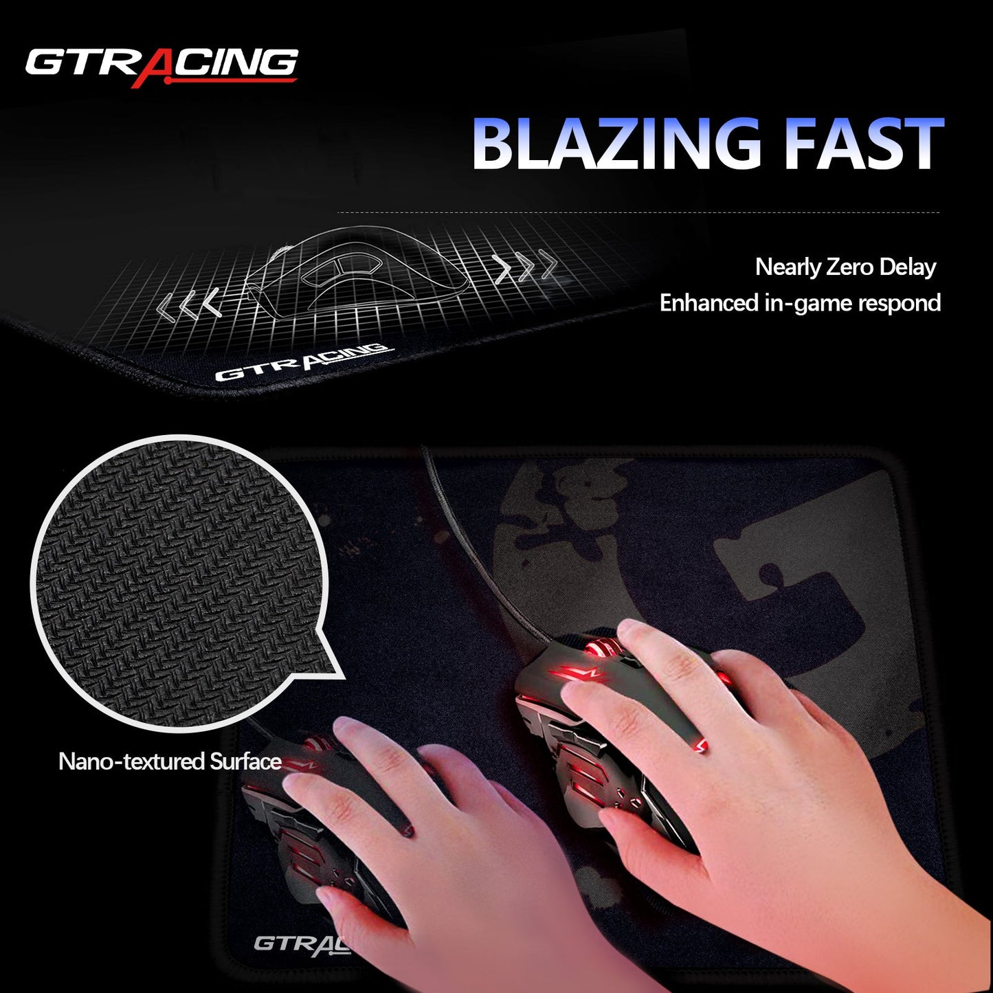 Gaming Mouse Pad GT875 (2Pcs)