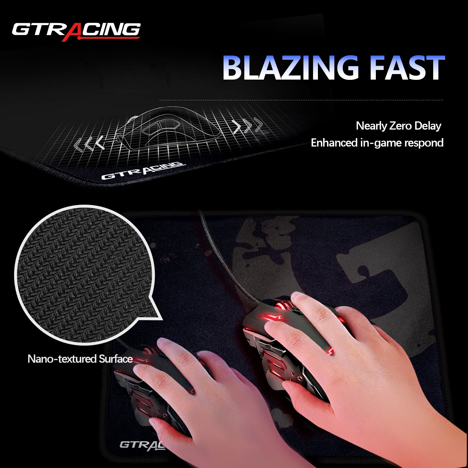 Gaming Mouse Pad GT875 (2Pcs)