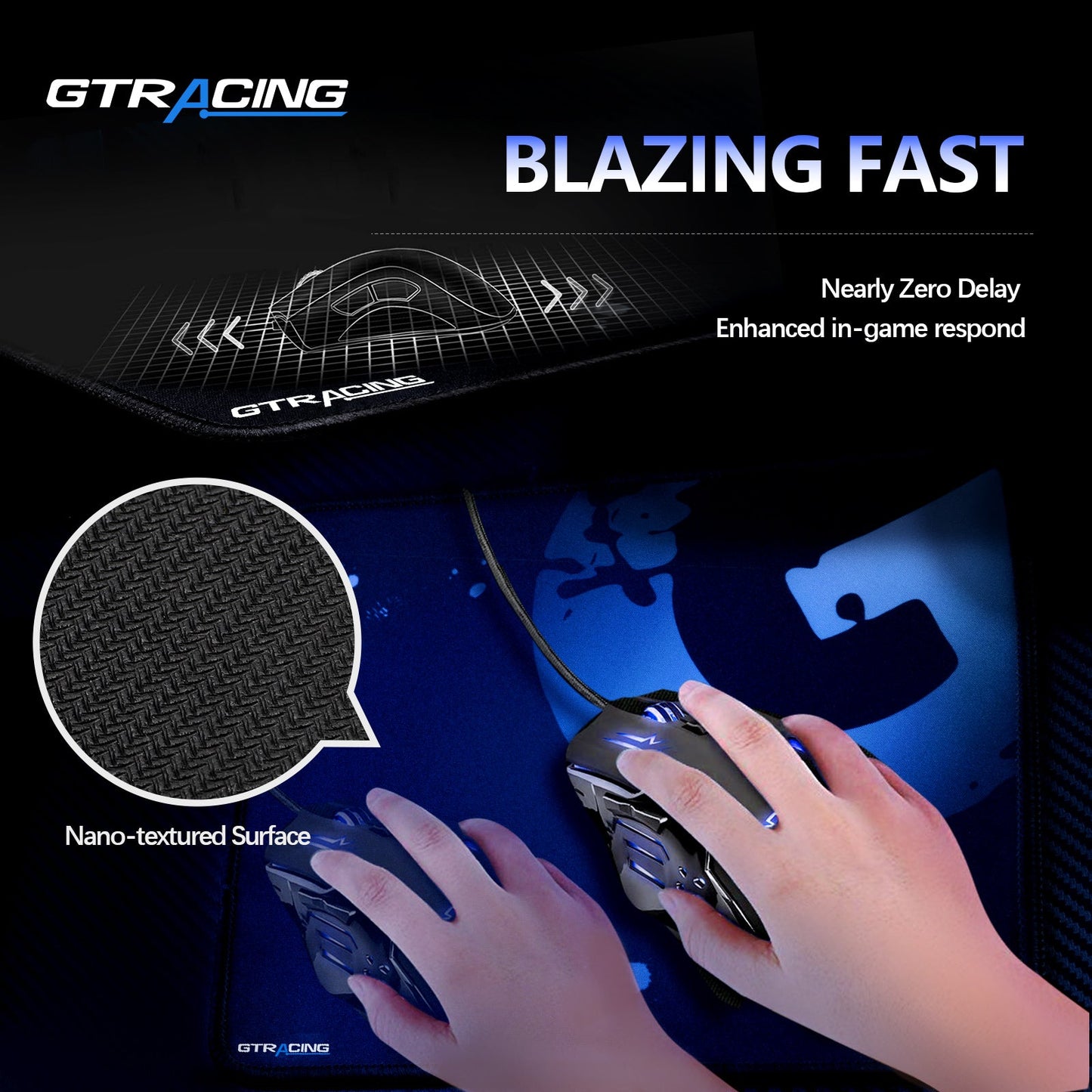 Gaming Mouse Pad GT875 (2Pcs)