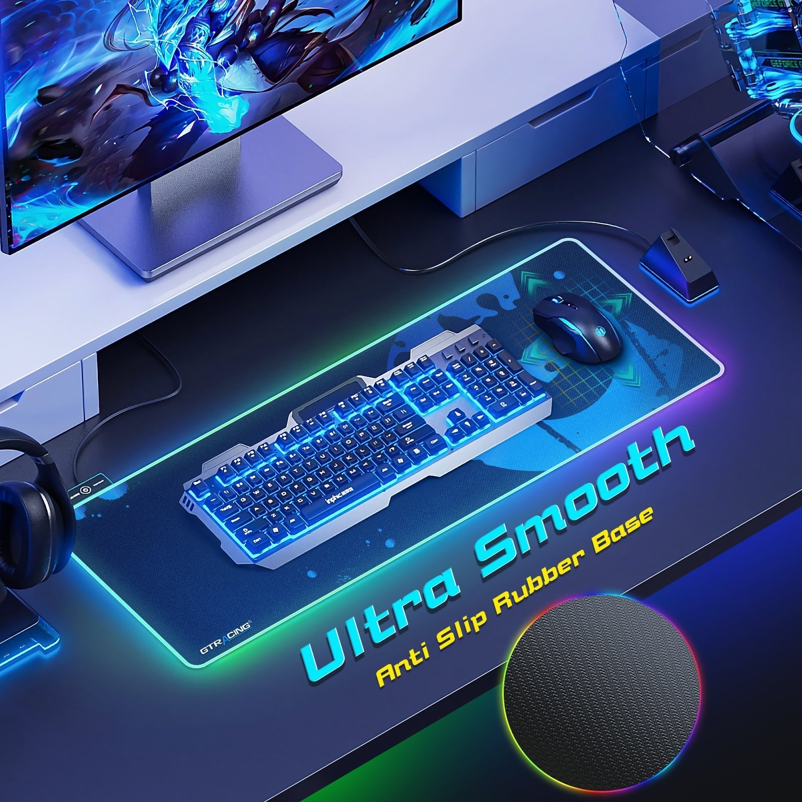 Gaming RGB Mouse Pad GT877