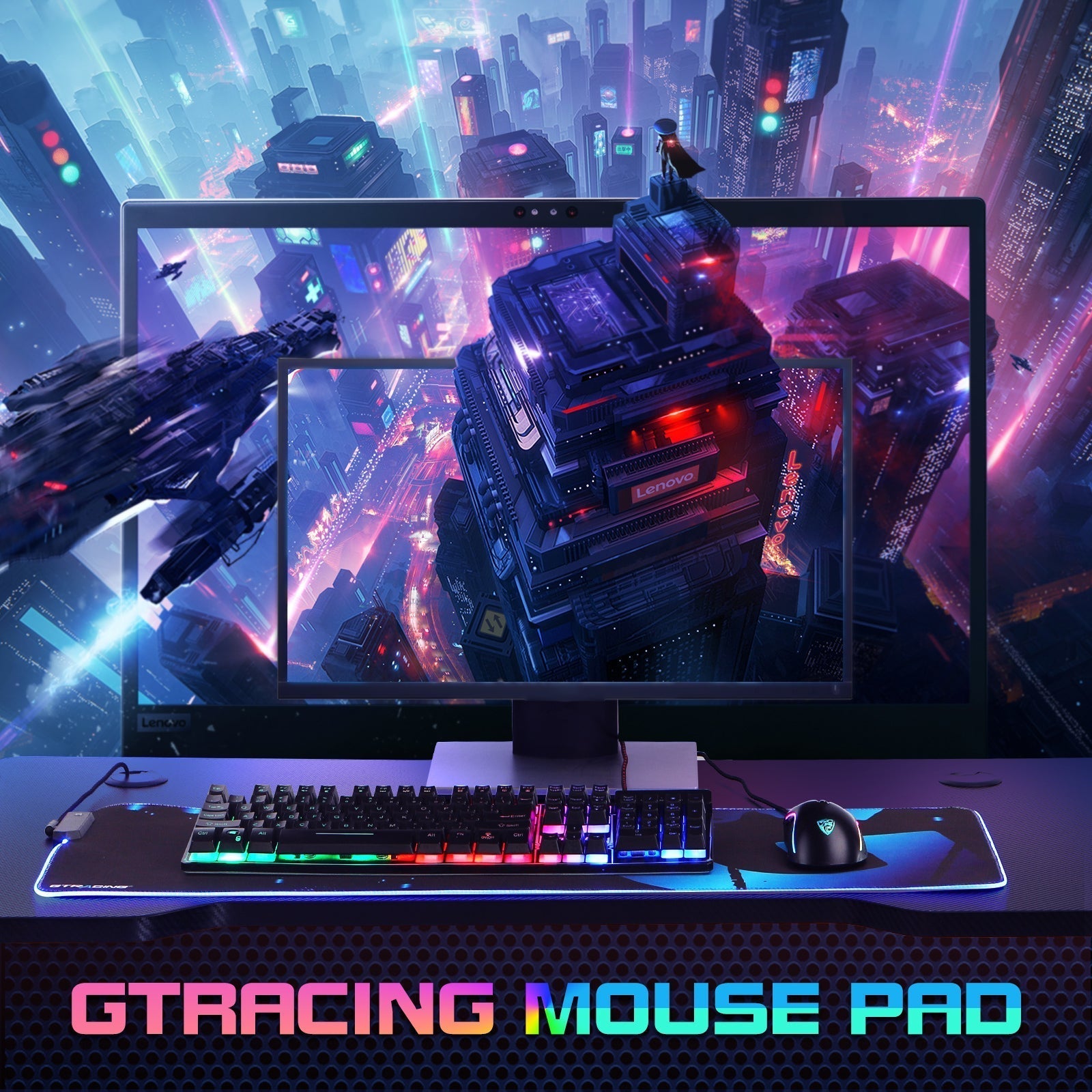 Gaming RGB Mouse Pad GT877