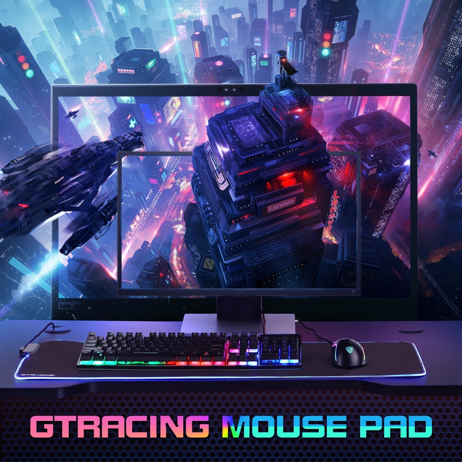 Gaming RGB Mouse Pad GT877