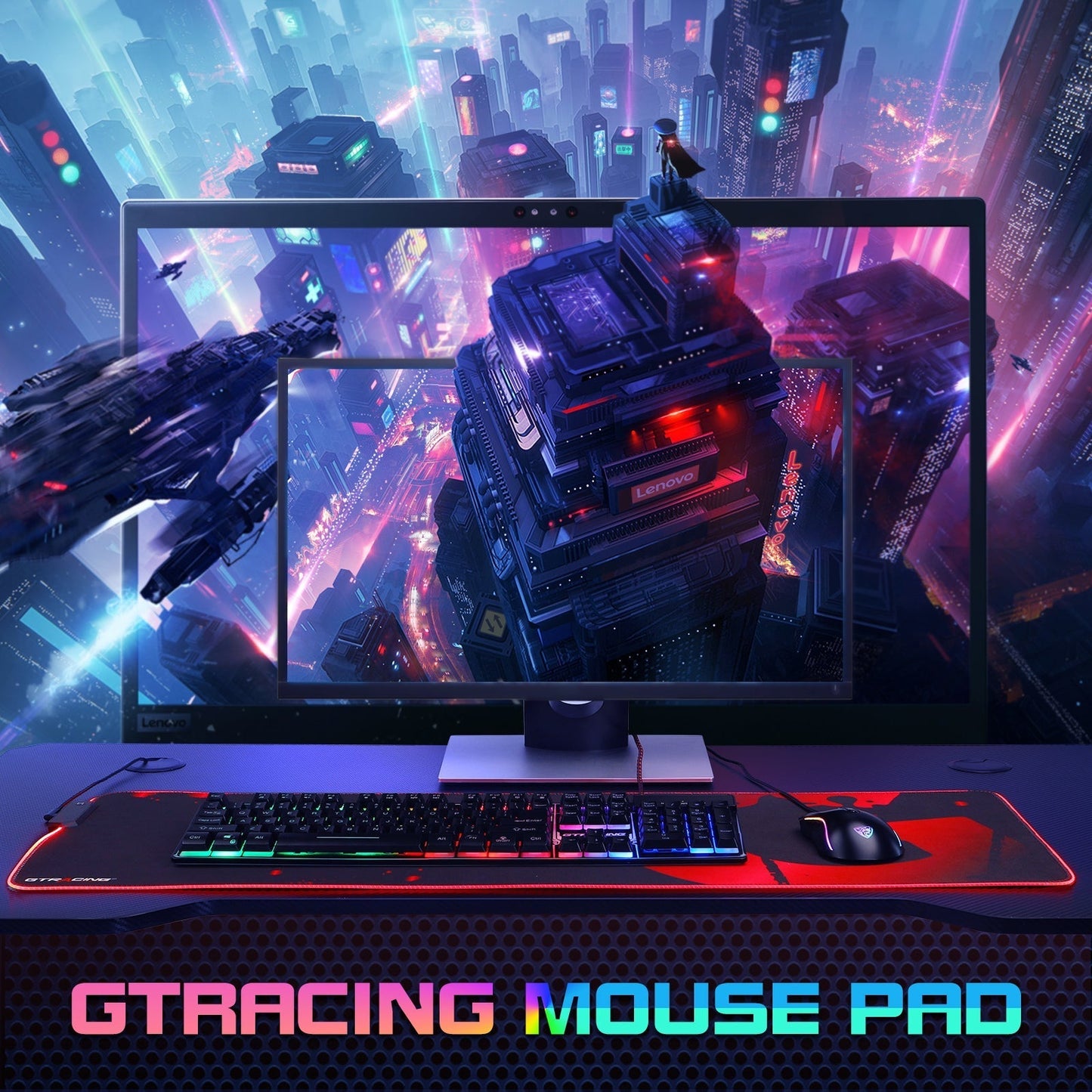 Gaming RGB Mouse Pad GT877