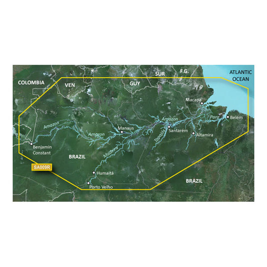 Garmin BlueChart&reg; g3 HD - HXSA009R - Amazon River - microSD&trade;/SD&trade;