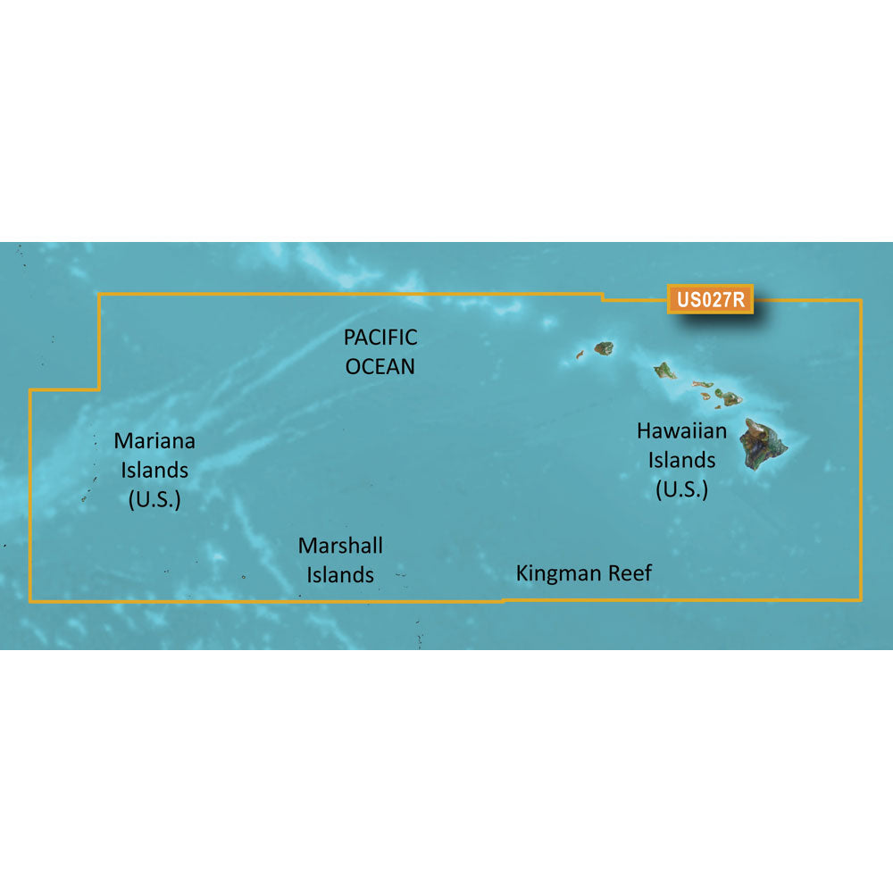 Garmin BlueChart&reg; g3 HD - HXUS027R - Hawaiian Islands - Mariana Islands - microSD&trade;/SD&trade;