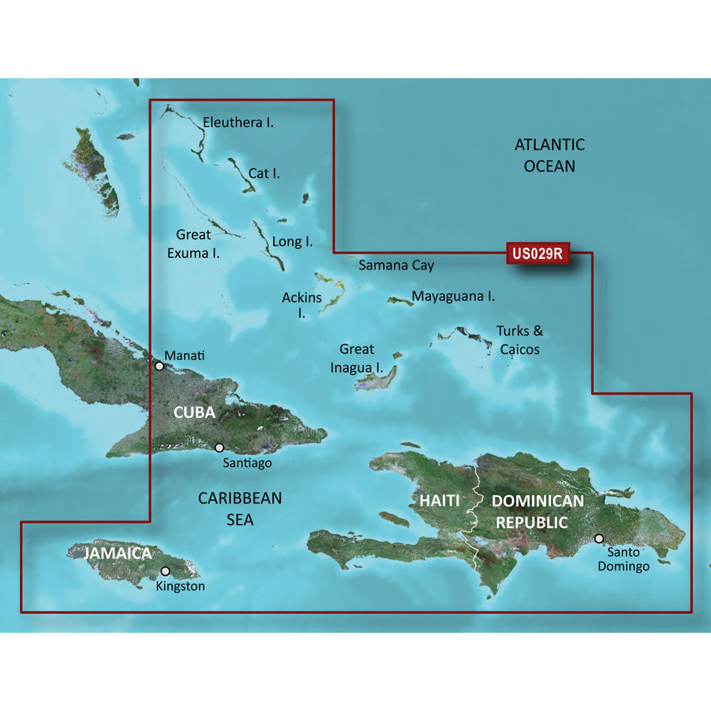Garmin BlueChart&reg; g3 HD - HXUS029R - Southern Bahamas - microSD&trade;/SD&trade;