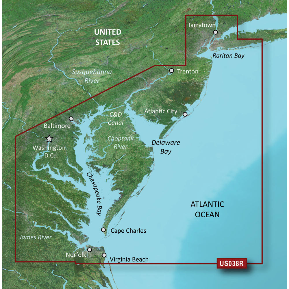 Garmin BlueChart&reg; g3 Vision&reg; HD - VUS038R - New York - Chesapeake - microSD&trade;/SD&trade;